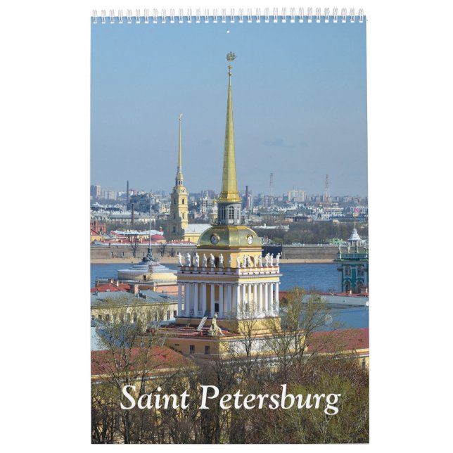 12 month Saint Petersburg wall calendar (Cover)