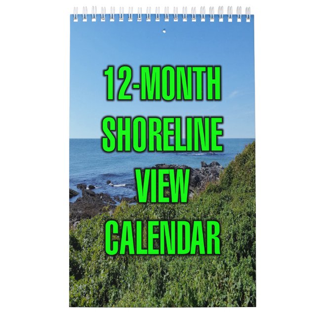 12-Month Shoreline View Calendar (Cover)