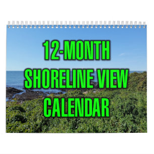 12-Month Shoreline View Calendar
