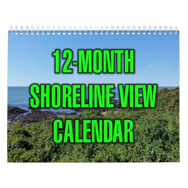 12-Month Shoreline View Calendar (Cover)