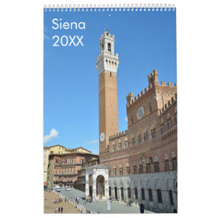 12 month Siena (Italy) Calendar