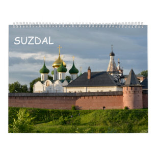 12 month Suzdal, Russia Calendar