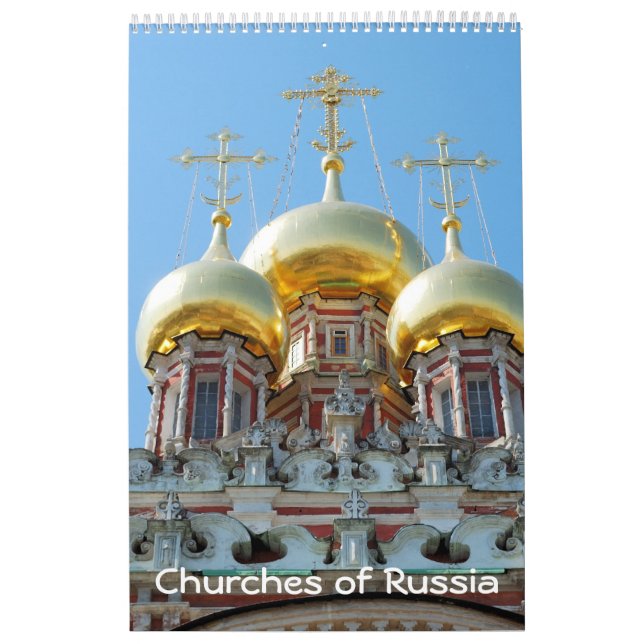 12 month Travel Russia: Churches Calendar (Cover)