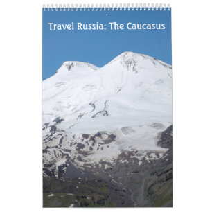 12 month Travel Russia: The Caucasus Calendar