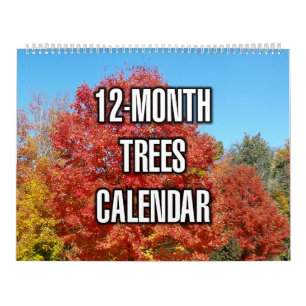 12-Month Trees Calendar