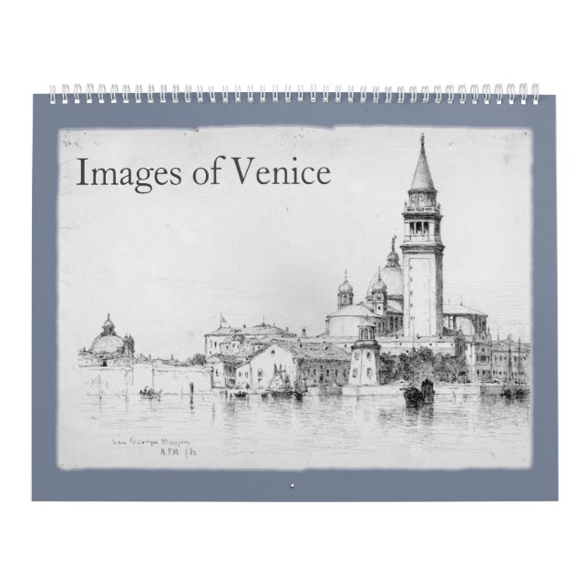 12 Months Images of Venice Calendar (Cover)