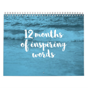 12 Months of Inspirational Quotes Calendar