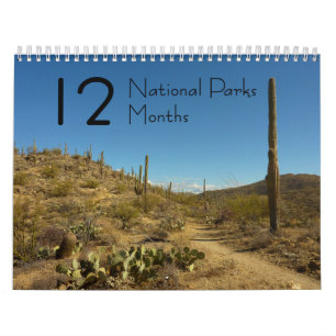 12 National Parks in 12 Months, 3rd Edition Calendar
