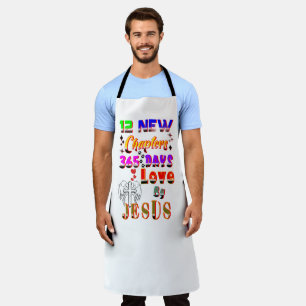 12 New Chapters 365 Days Love By Jesus Apron