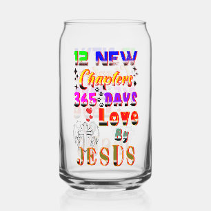 12 New Chapters 365 Days Love By Jesus Can Glass