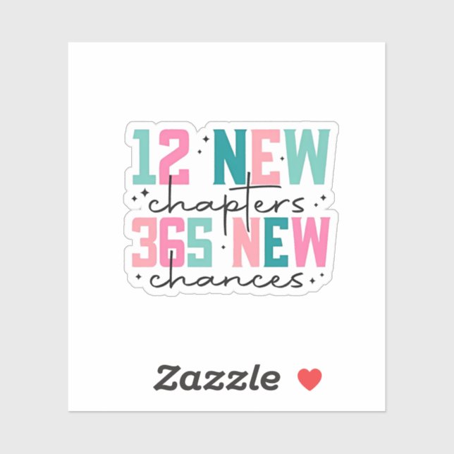 12 New Chapters, 365 New Chances 100 Days (Sheet)