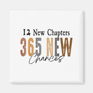 12 New Chapters 365 New Chances Family  Magnet