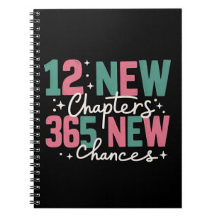 12 New Chapters 365 New Chances Inspirational Notebook