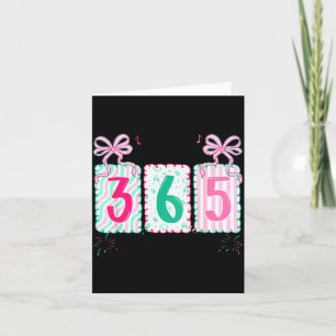 12 New Chapters 365 New Chances New Year's Eve 202 Card