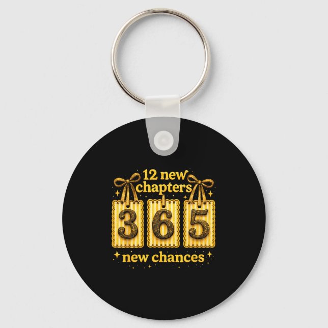12 New Chapters 365 New Chances Party Family 2026  Key Ring (Front)