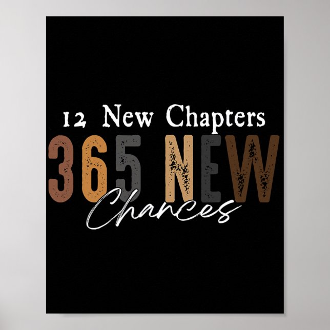 12 New Chapters 365 New Chances  Poster (Front)