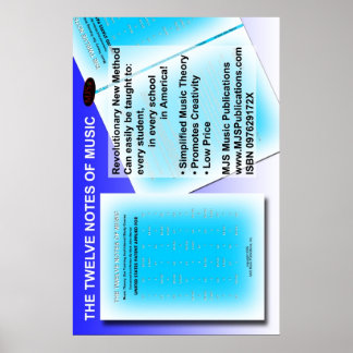 12 Notes Teacher Poster