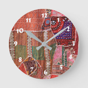 12 Number Choices to Choose -- Quilt Clock