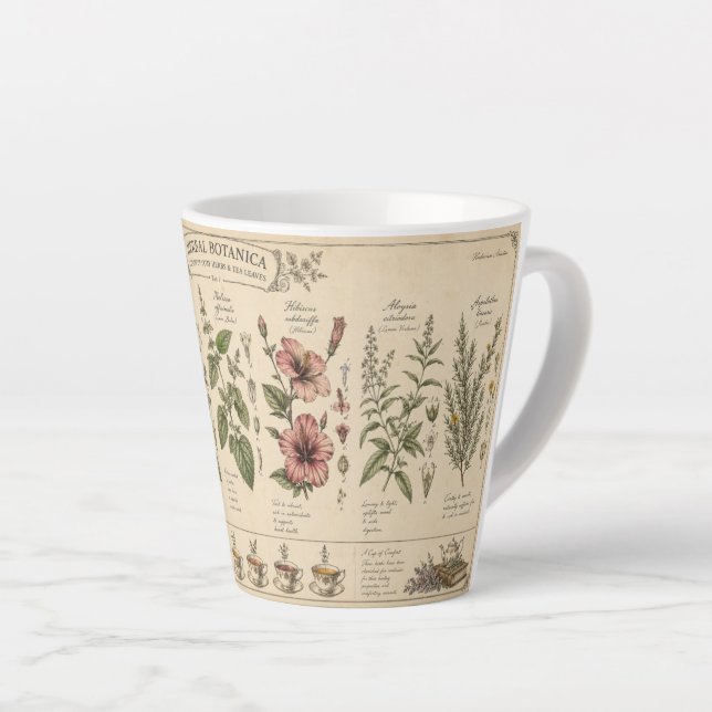 12 oz Botanical Herbs Mug – (Right Angle)