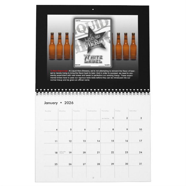 12 Pack Calendar (Jan 2026)