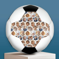 12 Photo Collage - funky hexagon honeycomb pattern
