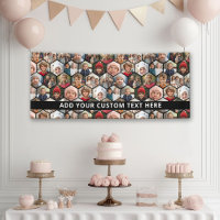 12 Photo Collage - funky hexagon - Random Pattern