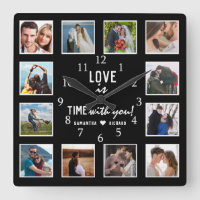 12 Photo Collage Love Quote Wedding Anniversary