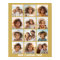 12 Photo Collage with Gold Background