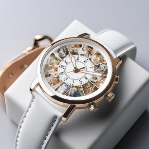 12 Photo Custom Collage  Watch