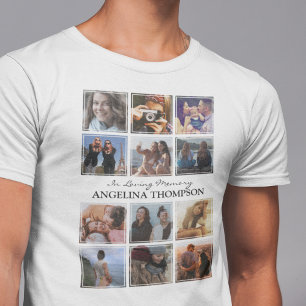 12 Photo In Loving Memory T-Shirt