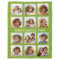 12 Photo Instagram Collage Lime Green Background