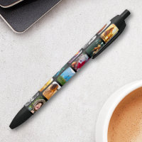 12 Photo Template Double Sided Black Ink Pen