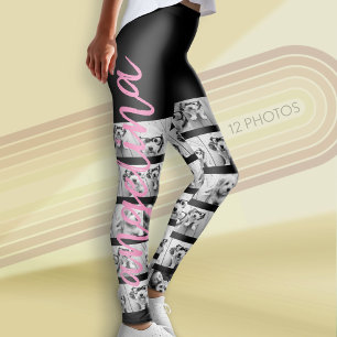 12 Photos - Create a Custom Photo Collage Leggings