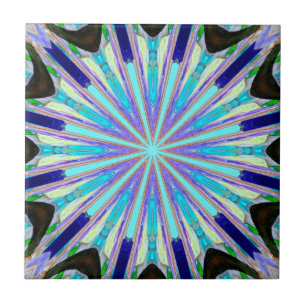 12 point blue star tile