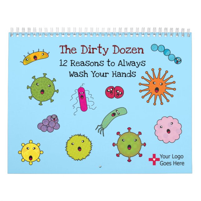 12 Reasons to Wash Your Hands includes COVID Calendar (Cover)