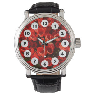12 Spots - Bed of Red Tulips Watch