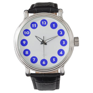 12 Spots - Blue on White Watch