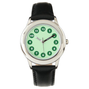 12 Spots - Forest Green with Pale Mint Watch