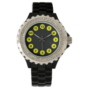 12 Spots - Yellow on Black Watch