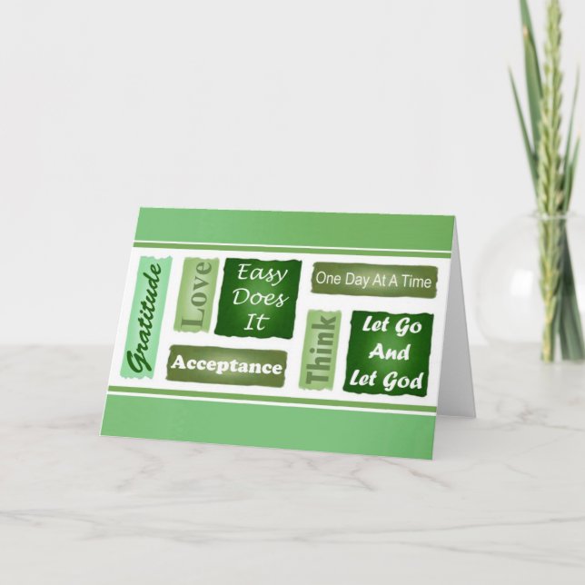 12 Step Inspirational Card (Front)