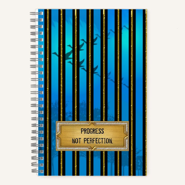 12 Step Motivational Diary - Personalised Notebook (Front)