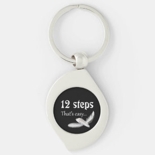 12 steps key ring