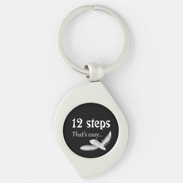 12 steps key ring (Front)