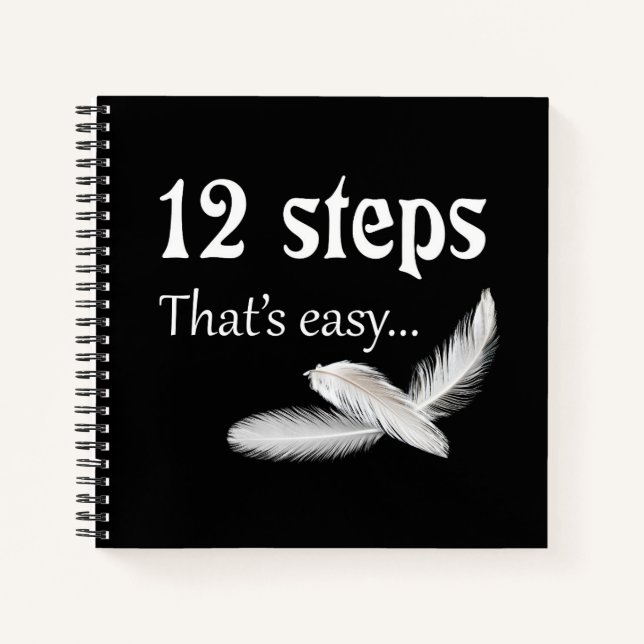 12 steps notebook (Front)