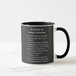 12 Things To Always Remember  Mug