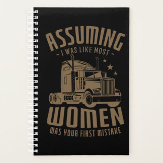 12.Truck Trucker for a Truck driver Planner