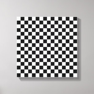 12" x 12", .75", Chequerboard 16x16 Canvas Print