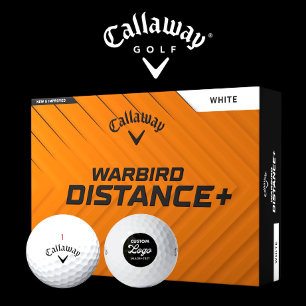 12 x Callaway Warbird Custom Logo Golf Balls