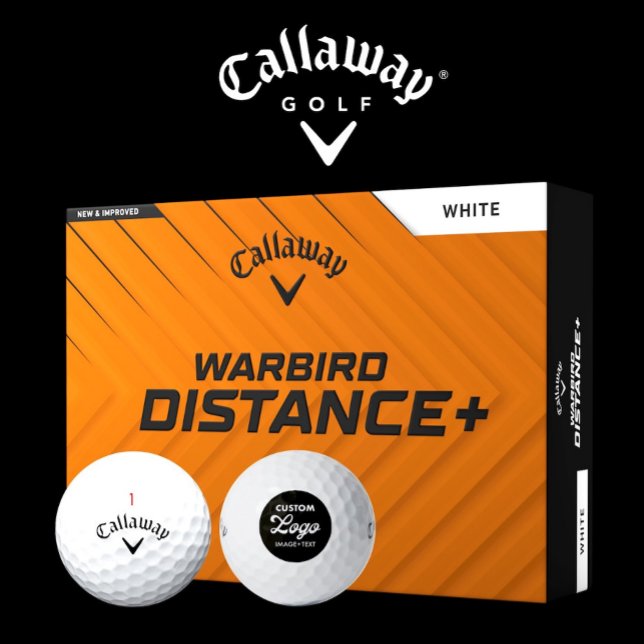 12 x Callaway Warbird Custom Logo Golf Balls (Creator Uploaded)