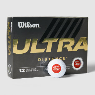 12 x Custom Logo Photo Wilson Ultra 500 Golf Balls